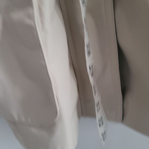 St. John’s bay khaki jacket Lined removable hood size M raincoat - Picture 7 of 13